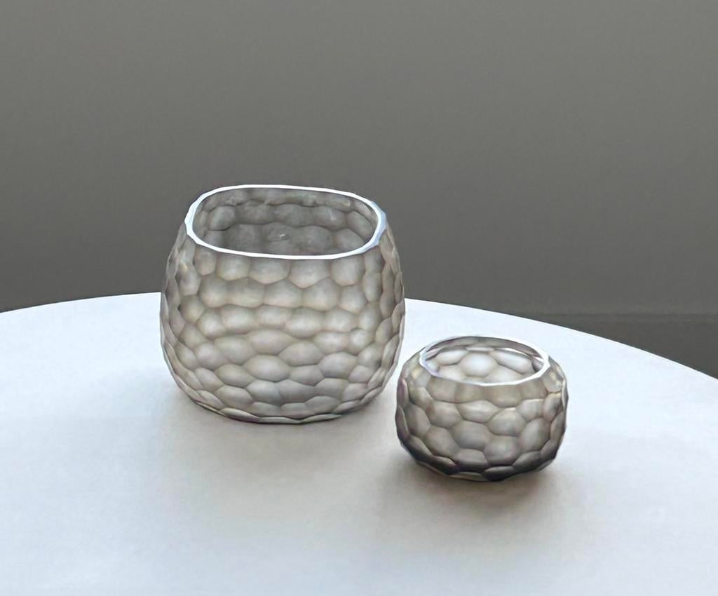 Bombyxx theelichten goombi S en torus smoke, Huis en Inrichting, Woonaccessoires | Kandelaars en Kaarsen, Ophalen, Nieuw, Overige materialen