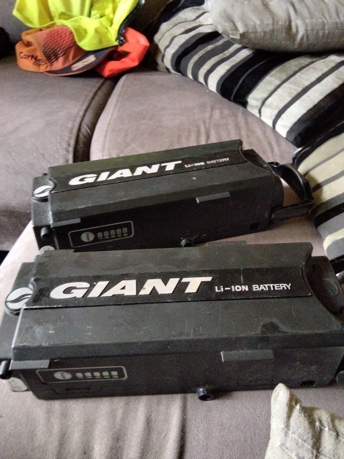 Giant Li-ion E-bike Accu's (2 stuks), Gebruikt