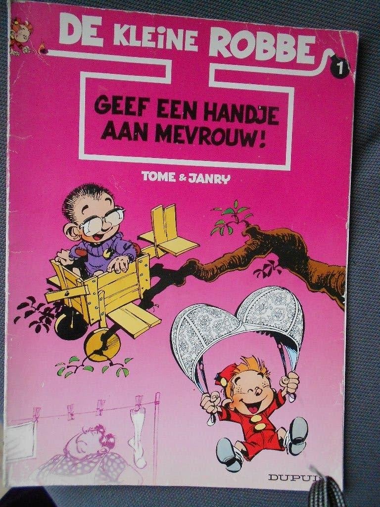 De kleine ROBBE geef een handje aan mevrouw, Eén stripboek, Tome & Janry, Ophalen, Gelezen