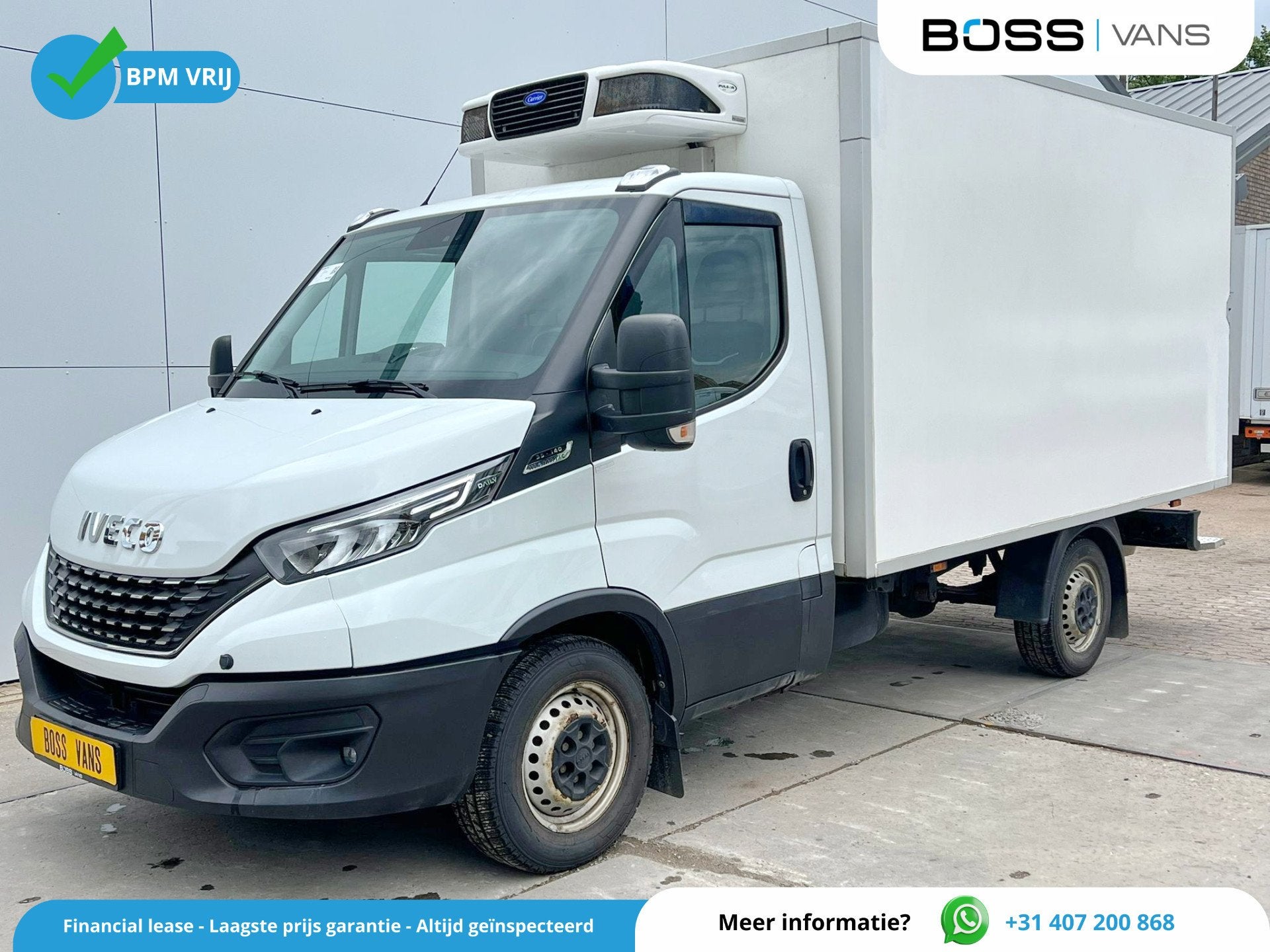 Iveco Daily 35S14 Automaat Carrier Pulsor 400 -20 Vriezen/Ko, Automaat, Gebruikt, Iveco, Wit