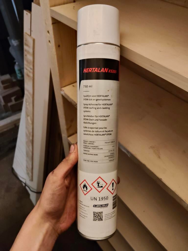 EPDM lijm voor het dak, Overige materialen, Overige kleuren, Overige typen, Nieuw