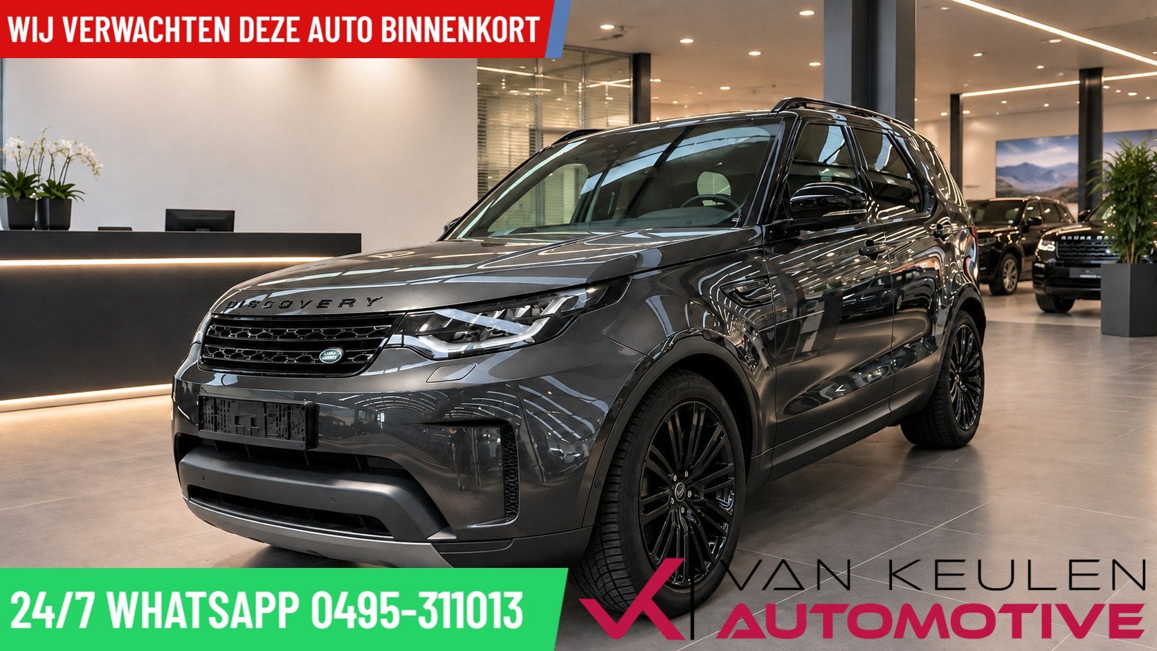 Land Rover Discovery 3.0 l Pano l ACC l Lucht l Trekhaak, Auto's, Automaat, Dealer onderhouden, Zwart, 2993 cc