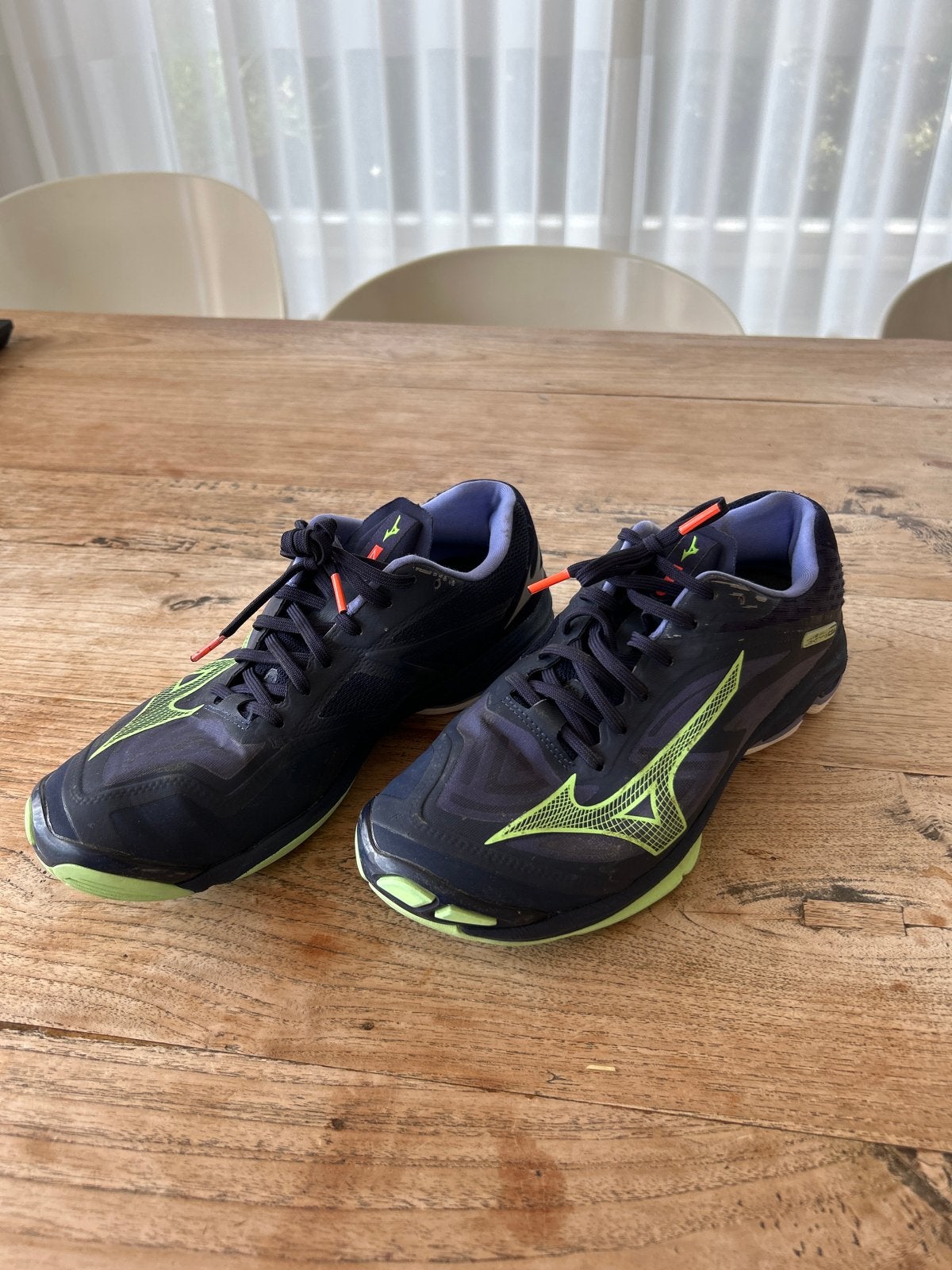 Mizuno Wave Lightning Z7 Maat 42.5, Ophalen of Verzenden, Gebruikt, Schoenen