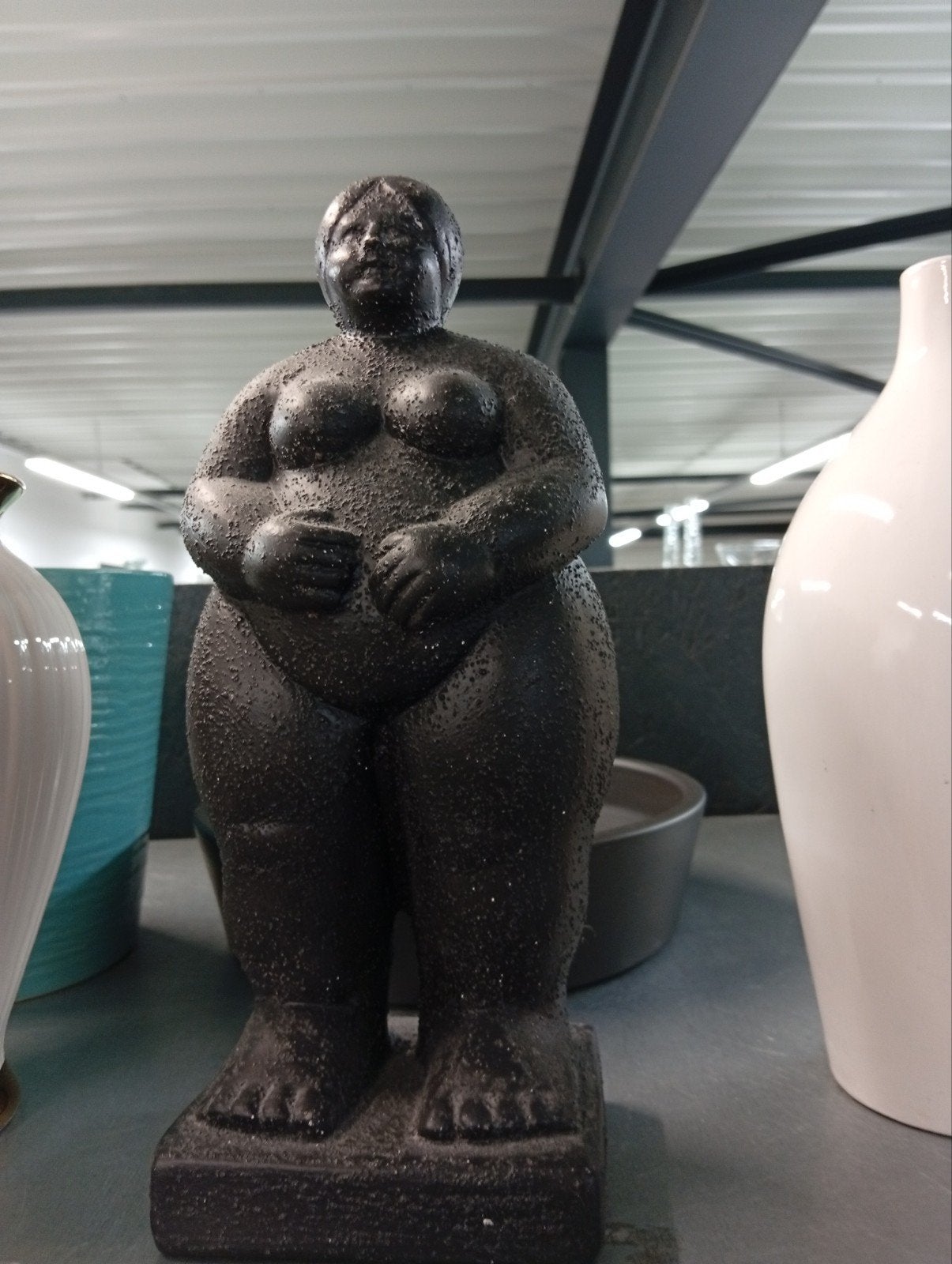 Vrouwenbeeldje - Vruchtbaarheidsbeeldje - Dikke Dame, Ophalen of Verzenden, Beeld, Vrouw, 20 - 50 cm