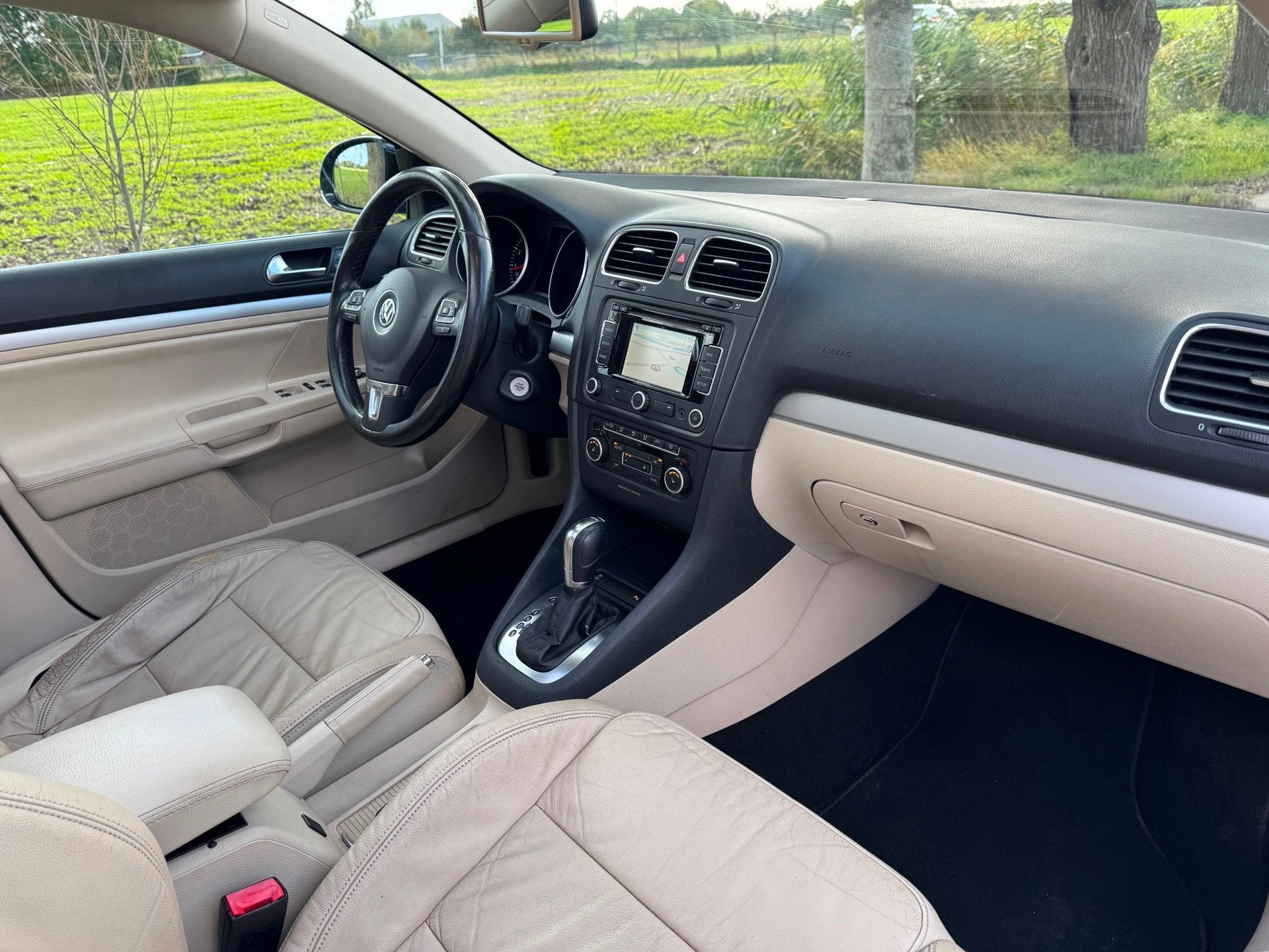 Volkswagen Golf Variant 1.4 TSI Highline 122PK DSG|KEYLESS|P, Auto's, Euro 5, Gebruikt, Beige, 4 cilinders