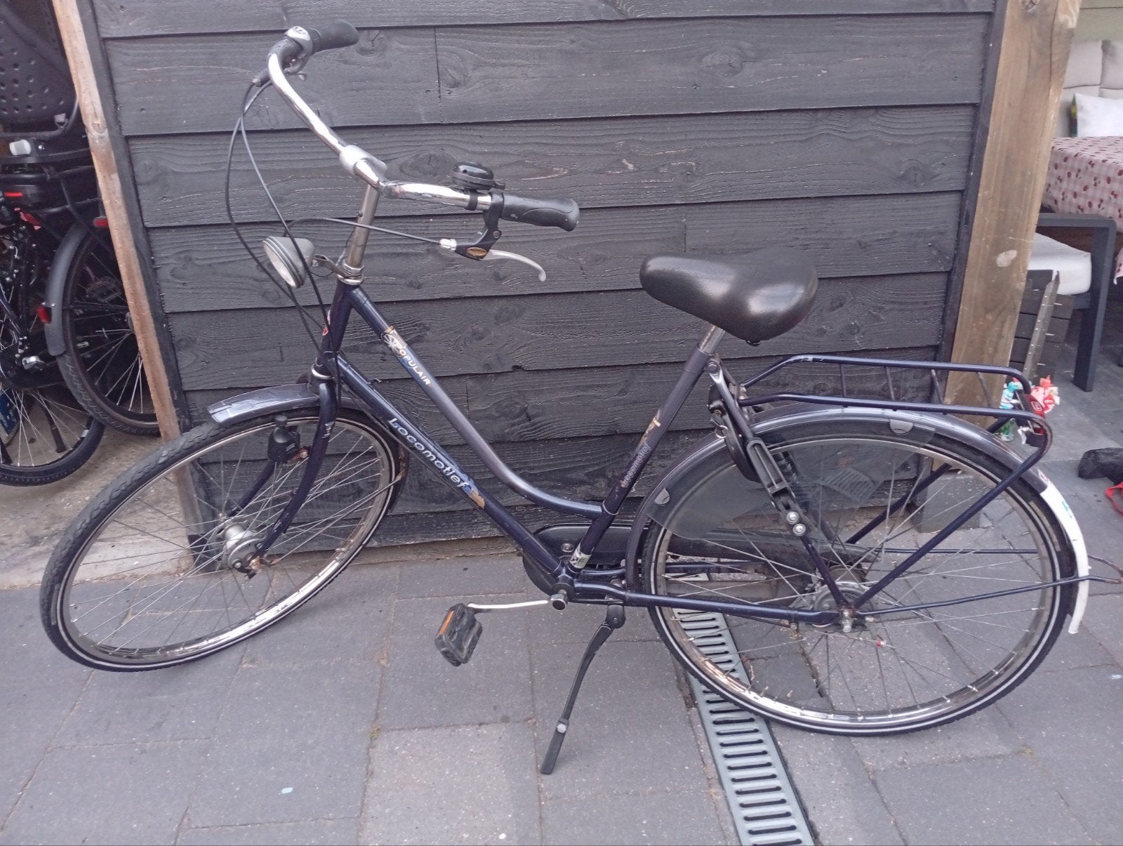 Locomotief Populaire Damesfiets - 3 Versnellingen, Fietsen en Brommers, Gebruikt, Versnellingen, 50 tot 53 cm, Trommelrem