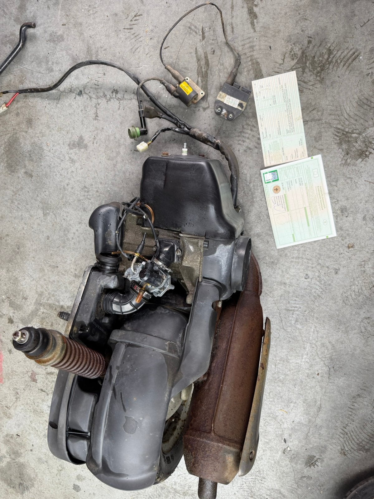 Skr 125 blok + papieren, Ophalen, X, X, X