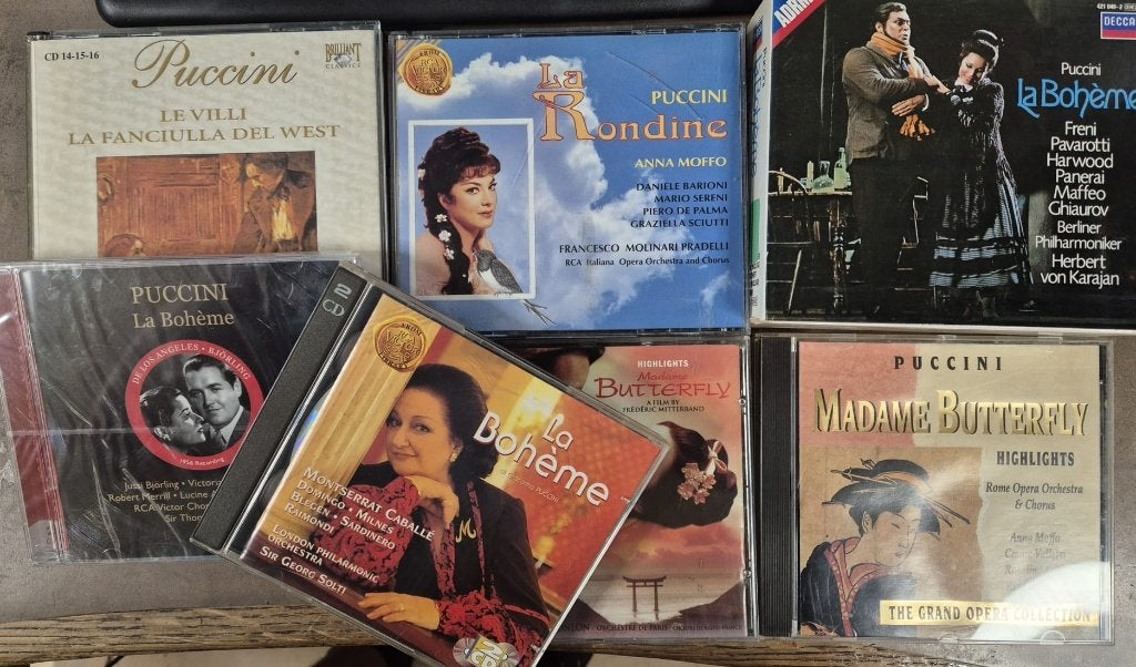Opera mét libretto en/of inlay: PUCCINI, Gebruikt, Boxset, Verzenden, Overige componisten