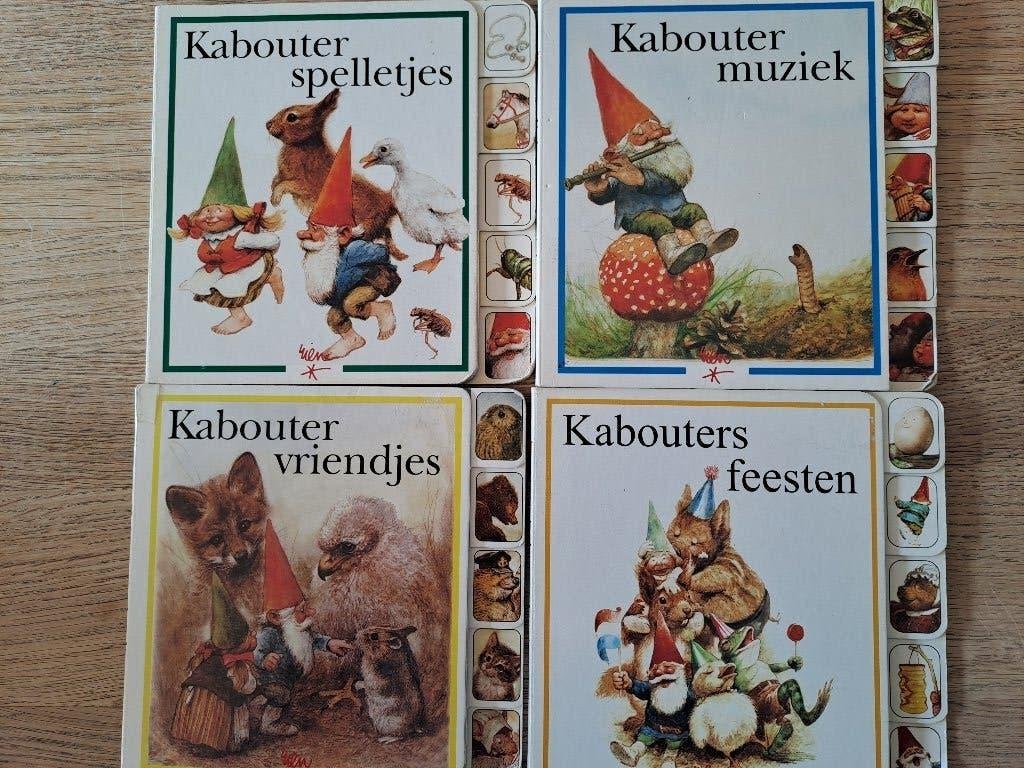 RIEN POORTVLIET. 4 KABOUTERBOEKJES. KARTON., Ophalen of Verzenden, Gelezen, Rien Poortvliet, 2 tot 3 jaar