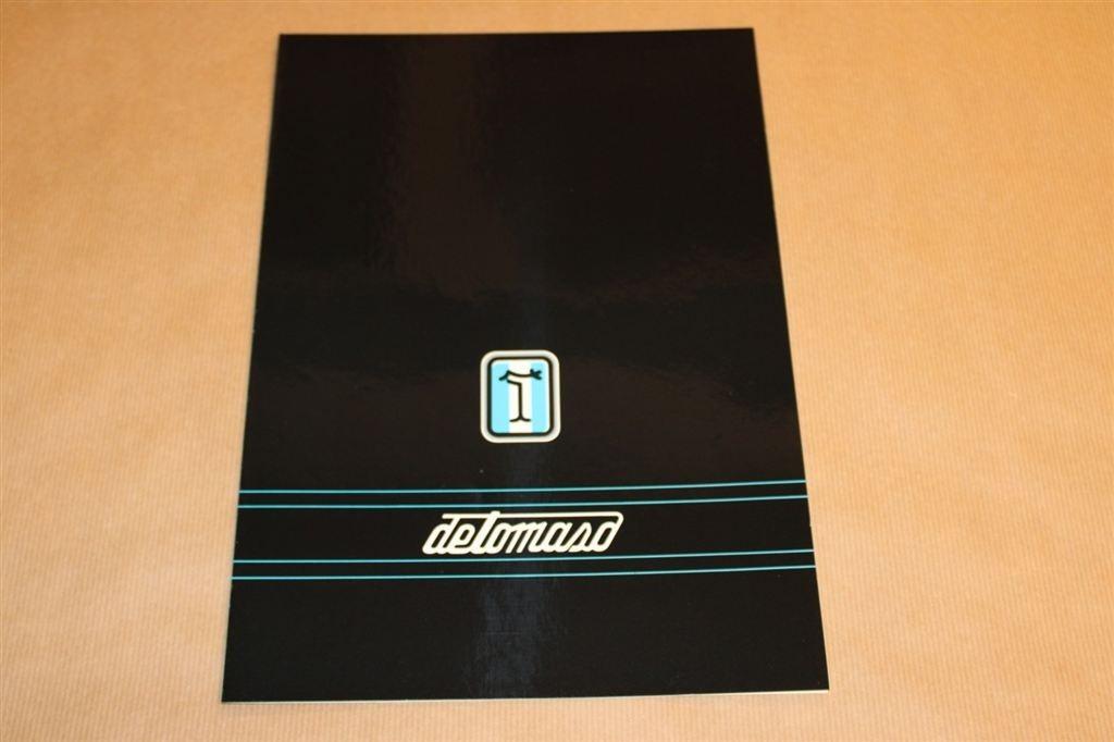 Zeldzame brochure - De Tomaso - Circa 1985, Ophalen of Verzenden, Zo goed als nieuw, Overige merken