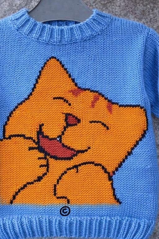 Dikkie Dik lacht trui breipatroon, Hobby en Vrije tijd, Ophalen of Verzenden, Zo goed als nieuw, Breien, Patroon of Boek
