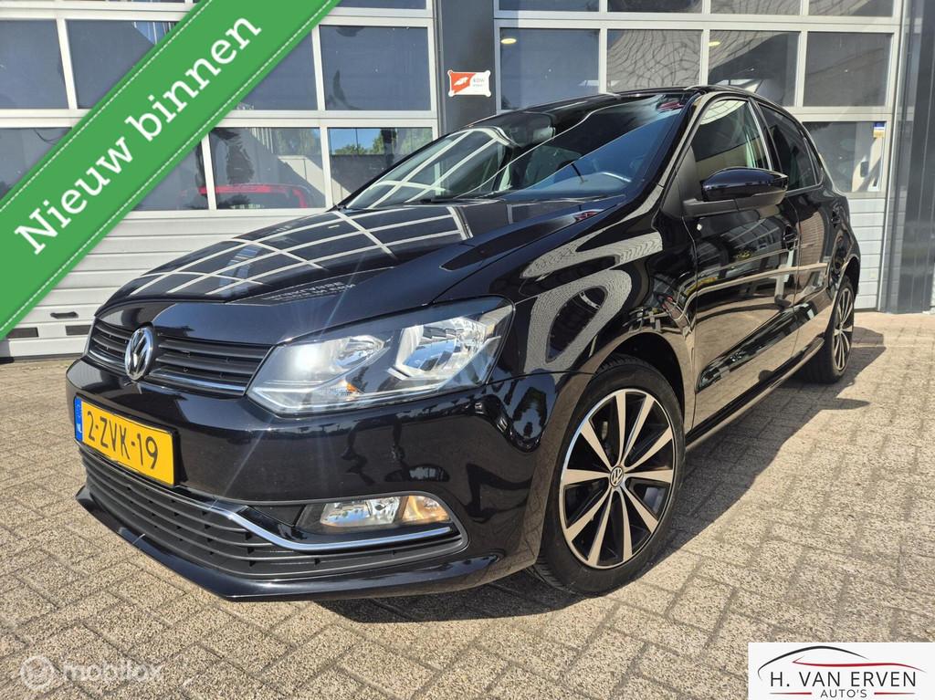 Volkswagen Polo 1.2 TSI Highline CLIMA CRUISE 16" NAP, Auto's, 40 €/maand, Euro 6, 4 cilinders, Zwart