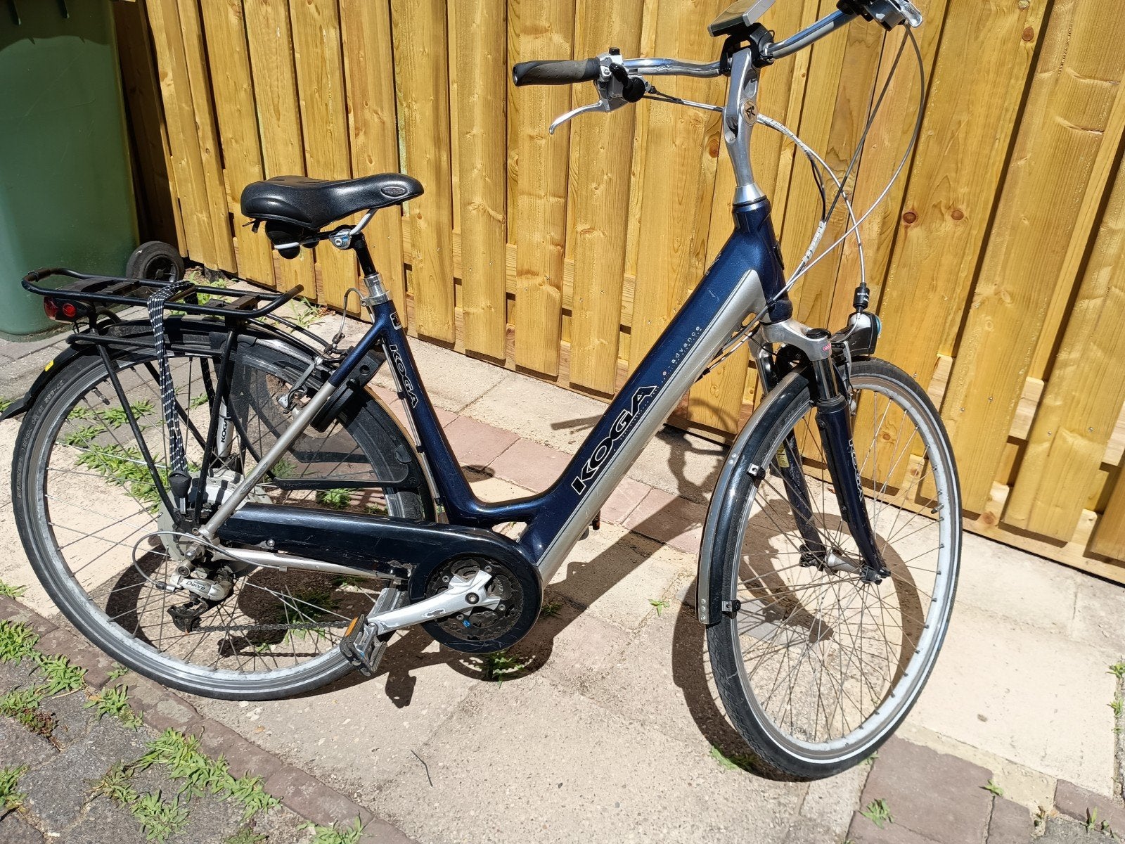 Koga Advance e-bike, Ophalen