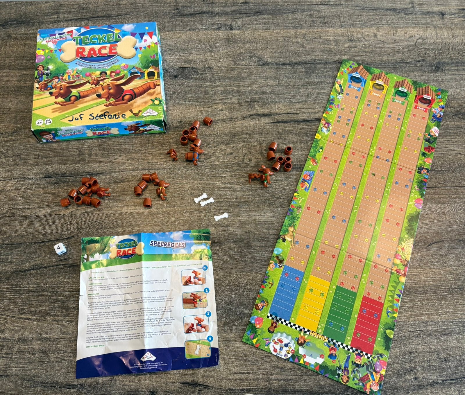 Spel teckel race, Een of twee spelers, Ophalen of Verzenden, Gebruikt