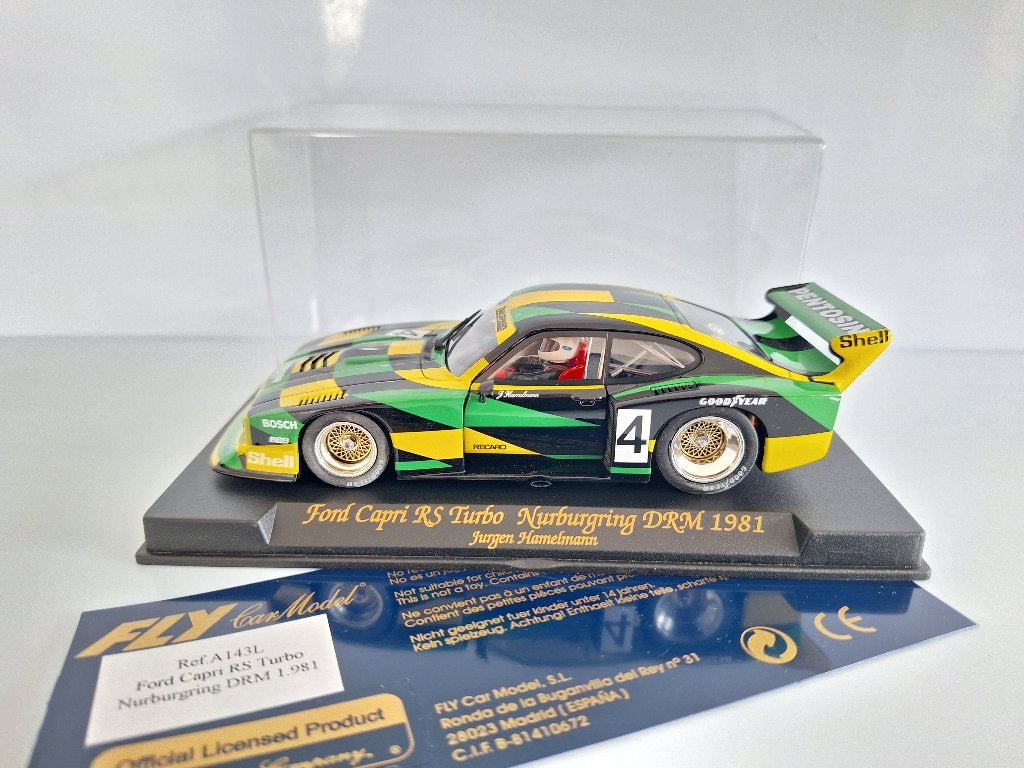 Fly Ford Capri RS Turbo Nürburgring 1981DRM A143L MET LICHT, Overige merken, Racebaan, Fly, Nieuw