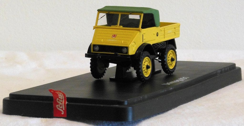 MB. Unimog 401 1953. OVP. Schuco, 03115. 1:43. In goede st., Verzenden, Zo goed als nieuw, Tractor of Landbouw, Schuco