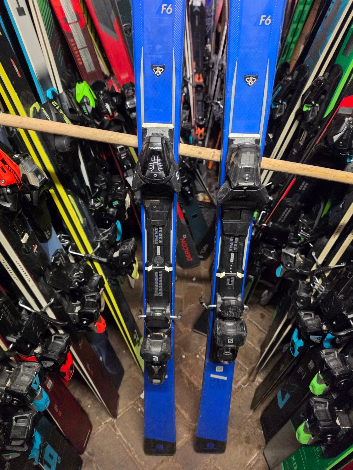 175cm SALOMON S  MAX TI F6 ALL ROUND TOP SKI, 160 tot 180 cm, Zo goed als nieuw, Carve, Skiën