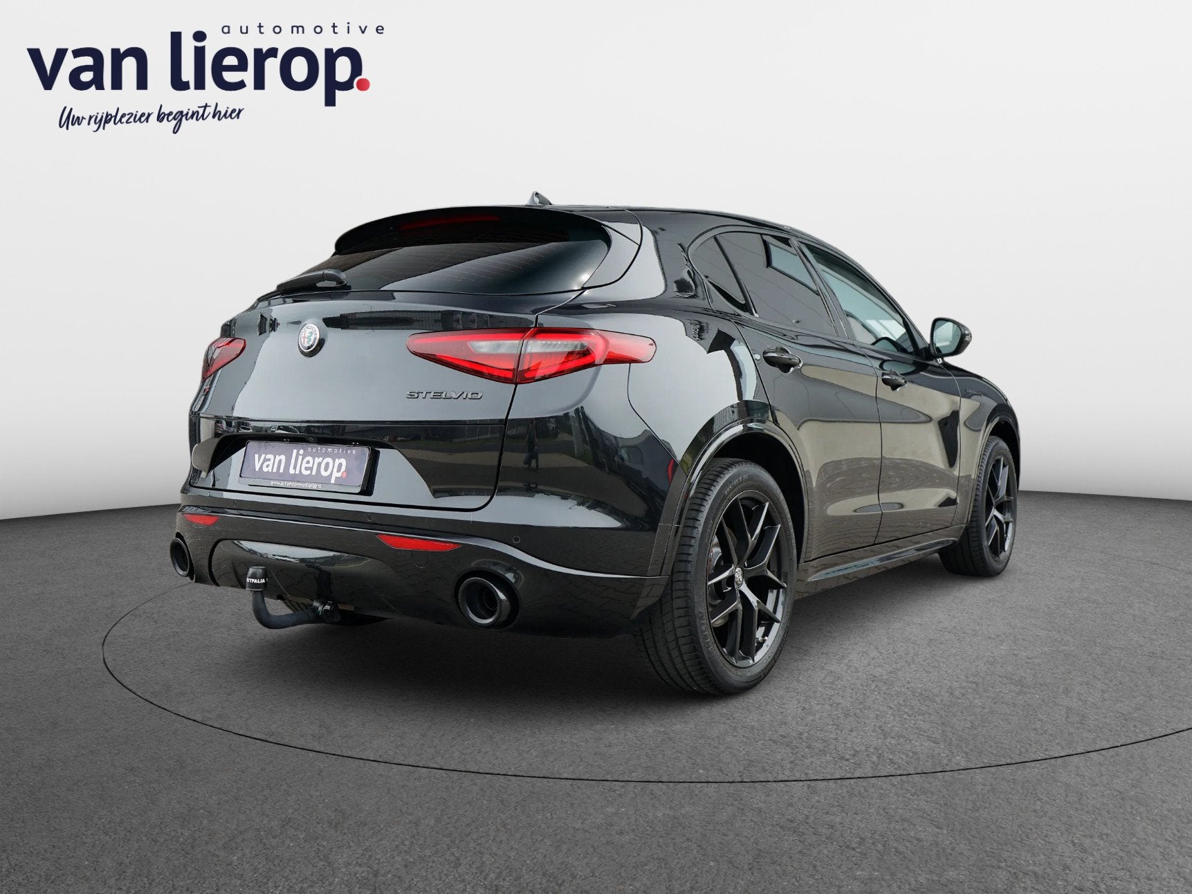 Alfa Romeo Stelvio 2.0 T AWD Veloce 2021 280 PK | TREKHAAK, Auto's, Automaat, Dealer onderhouden, Zwart, 4 cilinders