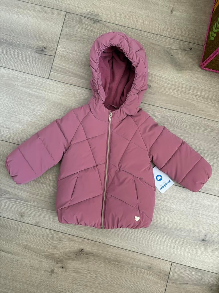 Nieuwe Mayoral winterjas - Roze - Maat 80 (12 maanden), Ophalen of Verzenden, Nieuw, Meisje, Jasje