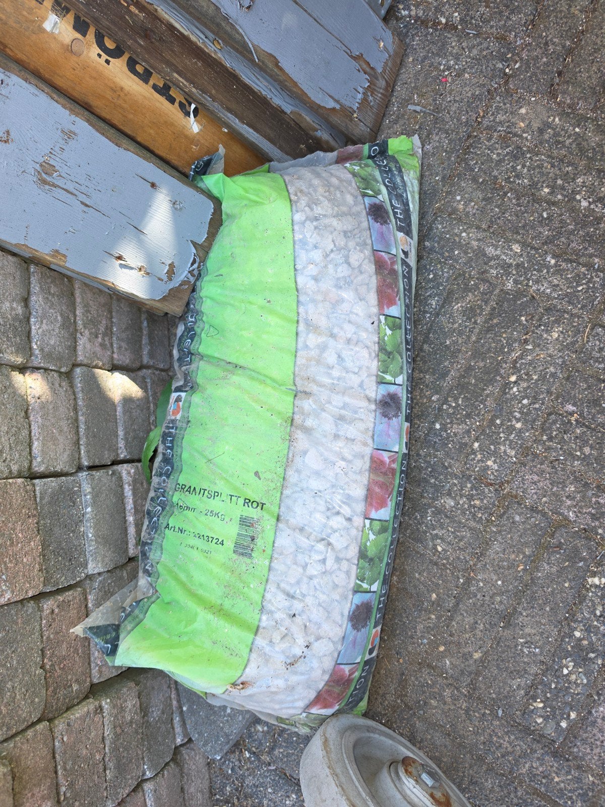 Rode grevel/grind - 25kg zakken, Ophalen of Verzenden, Nieuw, Rood, Grind