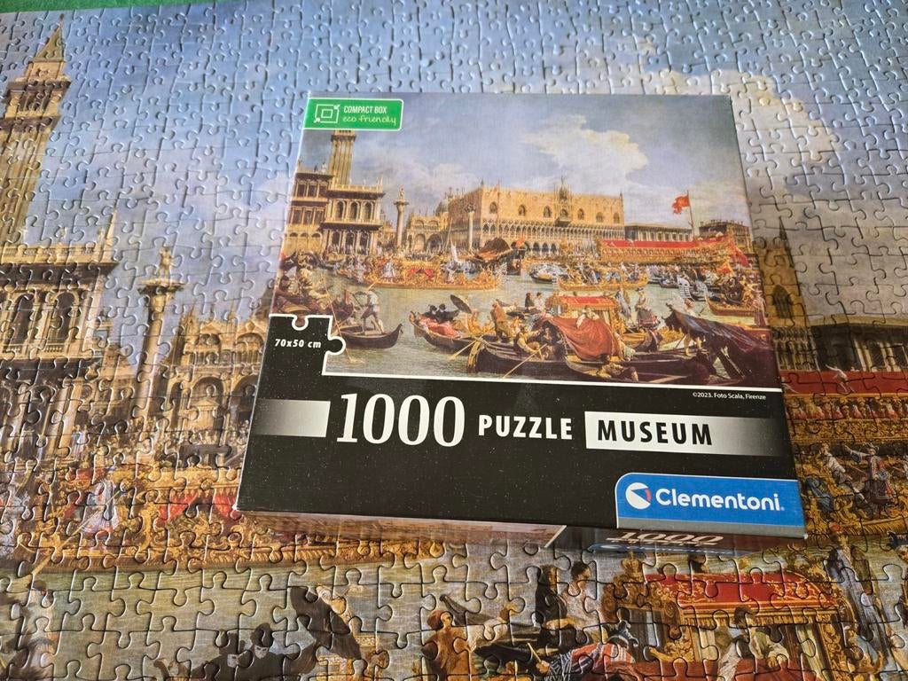 Clementoni legpuzzel Canaletto Venetië  1000 stukjes, Ophalen of Verzenden, 500 t/m 1500 stukjes, Zo goed als nieuw