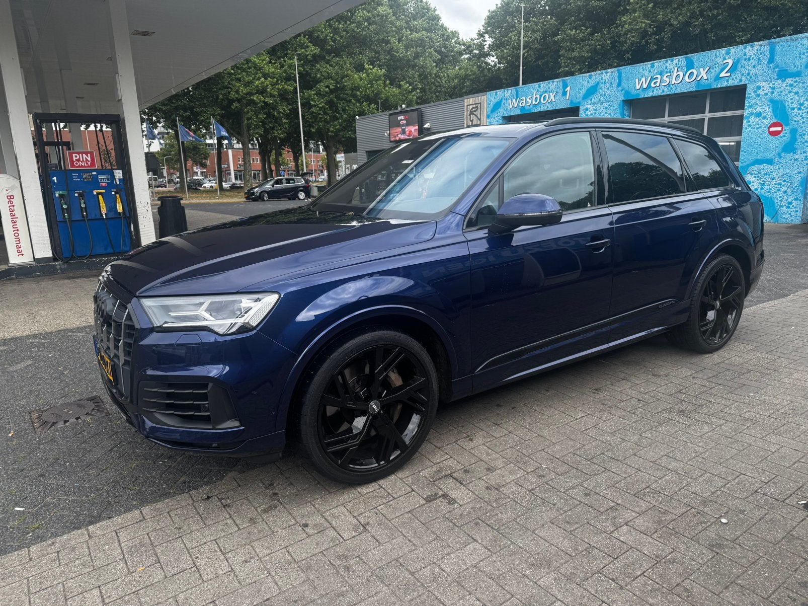 Audi Q7 55 Tfsi e 381pk Quattro 2020, Auto's, Audi, Bedrijf, Q7, 360° camera, 4x4, ABS, Achteruitrijcamera, Adaptive Cruise Control