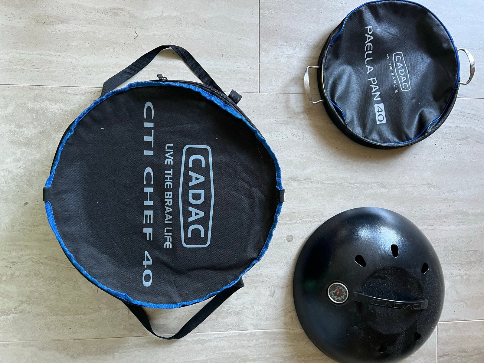 Cadac Citi Chef 40 met Paella Pan en Tapas Set (4 pannen), Ophalen, Zo goed als nieuw