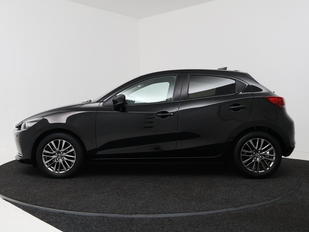 Mazda 2 1.5 Skyactiv-G Luxury | Stoel en Stuurwielverwarming, Auto's, Mazda, 12 maanden, Stof, 4 cilinders, Zwart