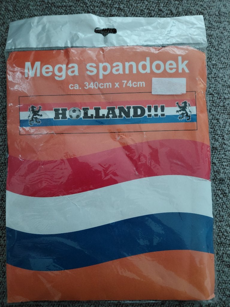 Mega spandoek ca 340 x 74 cm "Holland", Ophalen of Verzenden, Nieuw