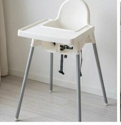 IKEA Antilop kinderstoel met eetblad en gordel, Kinderen en Baby's, Kinderstoelen, Ophalen of Verzenden, Gebruikt, Overige typen