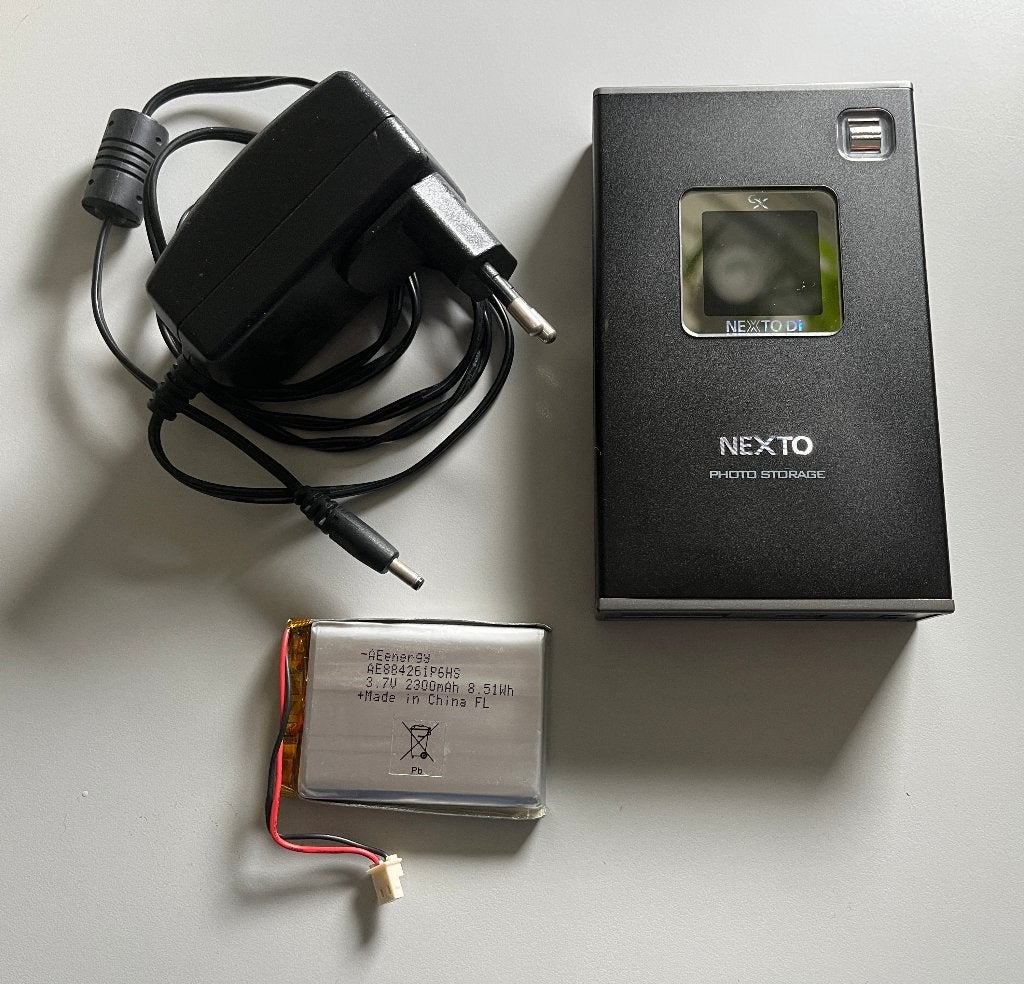 NEXTO Photo Storage 1TB model ND2730 - SDXC/SDHC/CF/MD, Audio, Tv en Foto, Gebruikt, SDXC, 1 TB of meer, Fotocamera