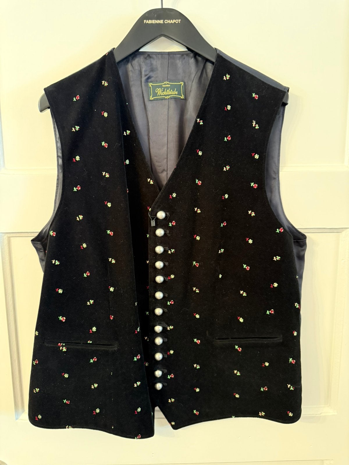 Tiroler gilet maat 52 zwart van Wichtlstube trachten., Kleding | Heren, Ophalen of Verzenden, Zo goed als nieuw