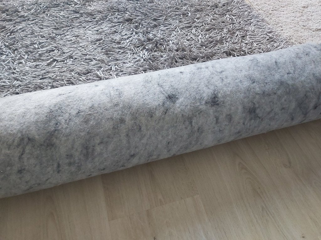 Gemeleerd grijs vloerkleed, Ophalen, Gebruikt, 100 tot 150 cm, 150 tot 200 cm