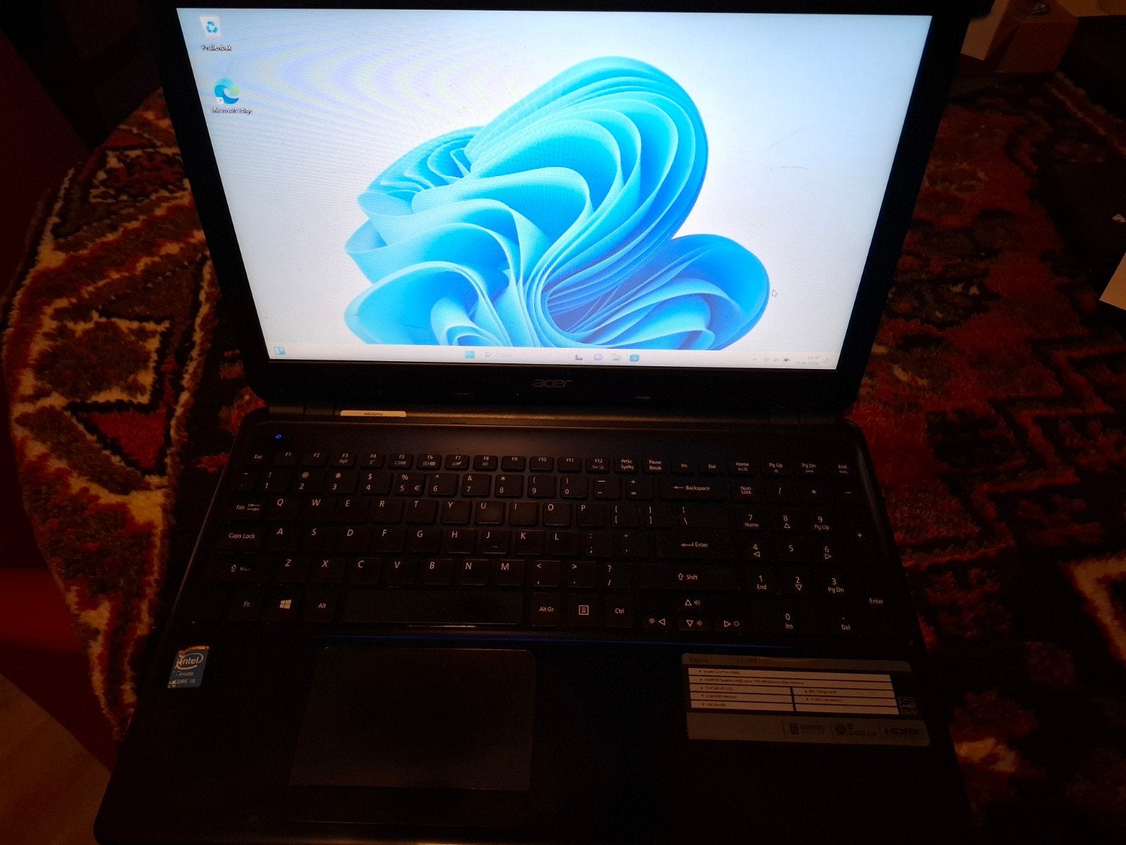 Acer Aspire E1-572 Splinternieuwe Accu - Intel Core i5, Computers en Software, Ophalen, Gebruikt, HDD, 2 tot 3 Ghz