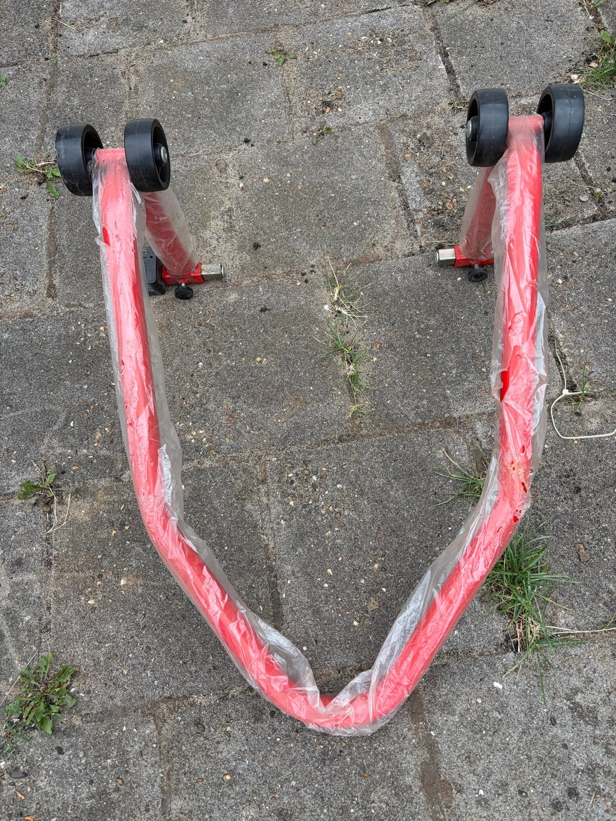 Motorfiets paddockstand - rood, nieuw in verpakking, Motoren, Ophalen of Verzenden, Nieuw
