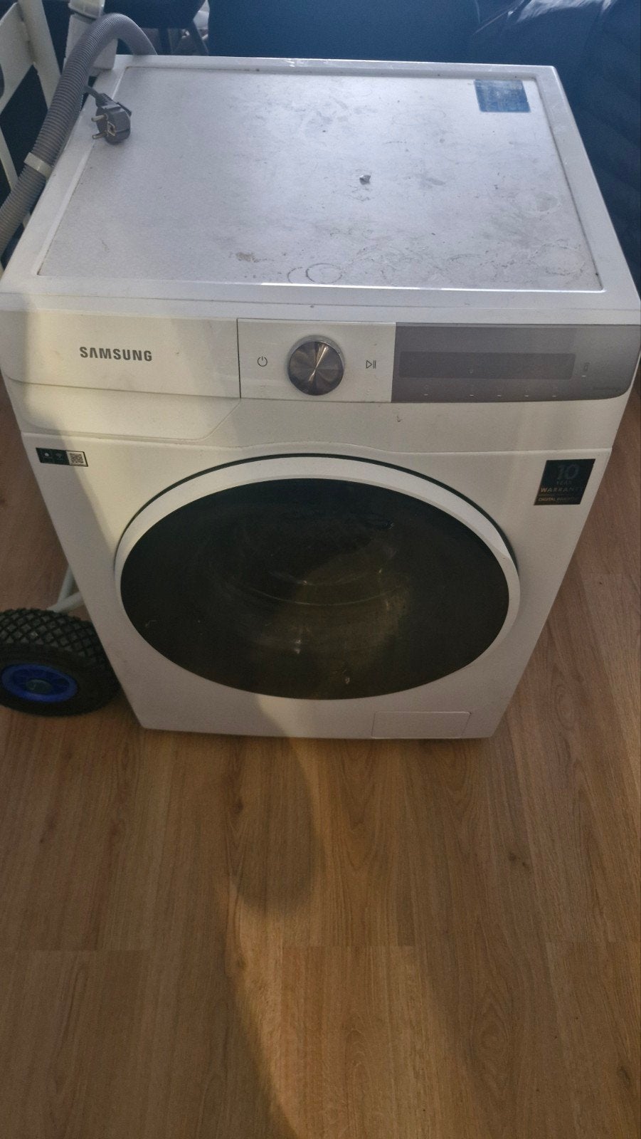 Samsung Voorlader Wasmachine - Wit, Goede Staat, Ophalen, Gebruikt, 85 tot 90 cm, 1200 tot 1600 toeren