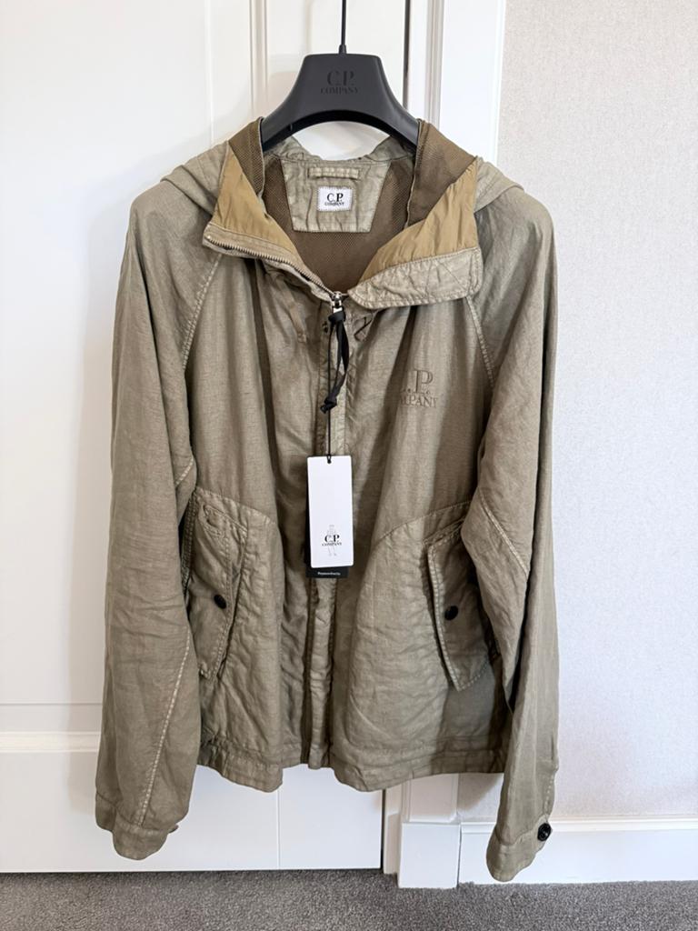 CP Company Lino Wax jack - S - nieuw met kaartjes, Kleding | Heren, Verzenden, Nieuw, Maat 46 (S) of kleiner, Groen