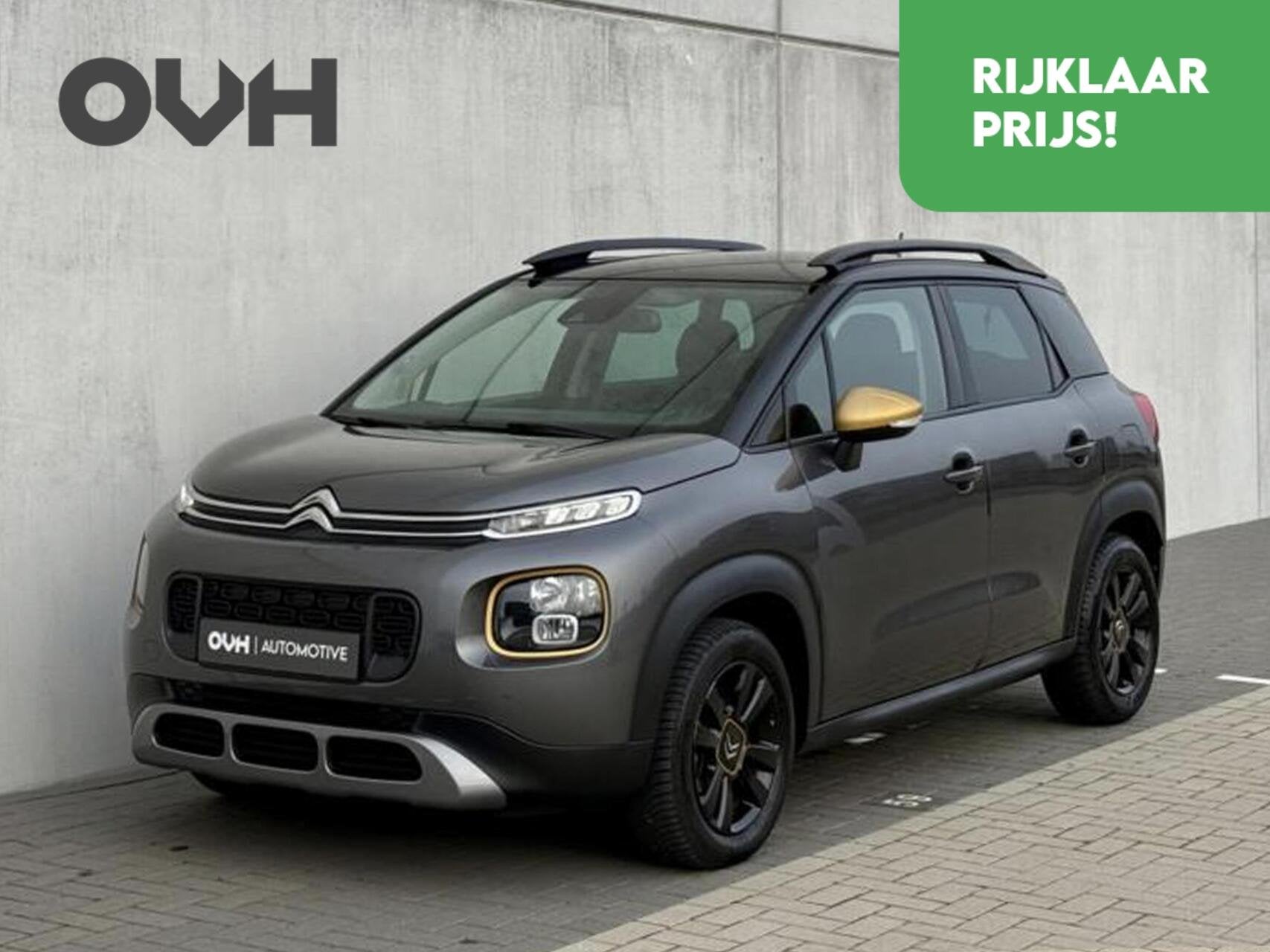 Citroen C3 Aircross Shine 1.2 | Camera | Automaat | Carplay, Gebruikt, 1199 cc, Leder en Stof, Bedrijf