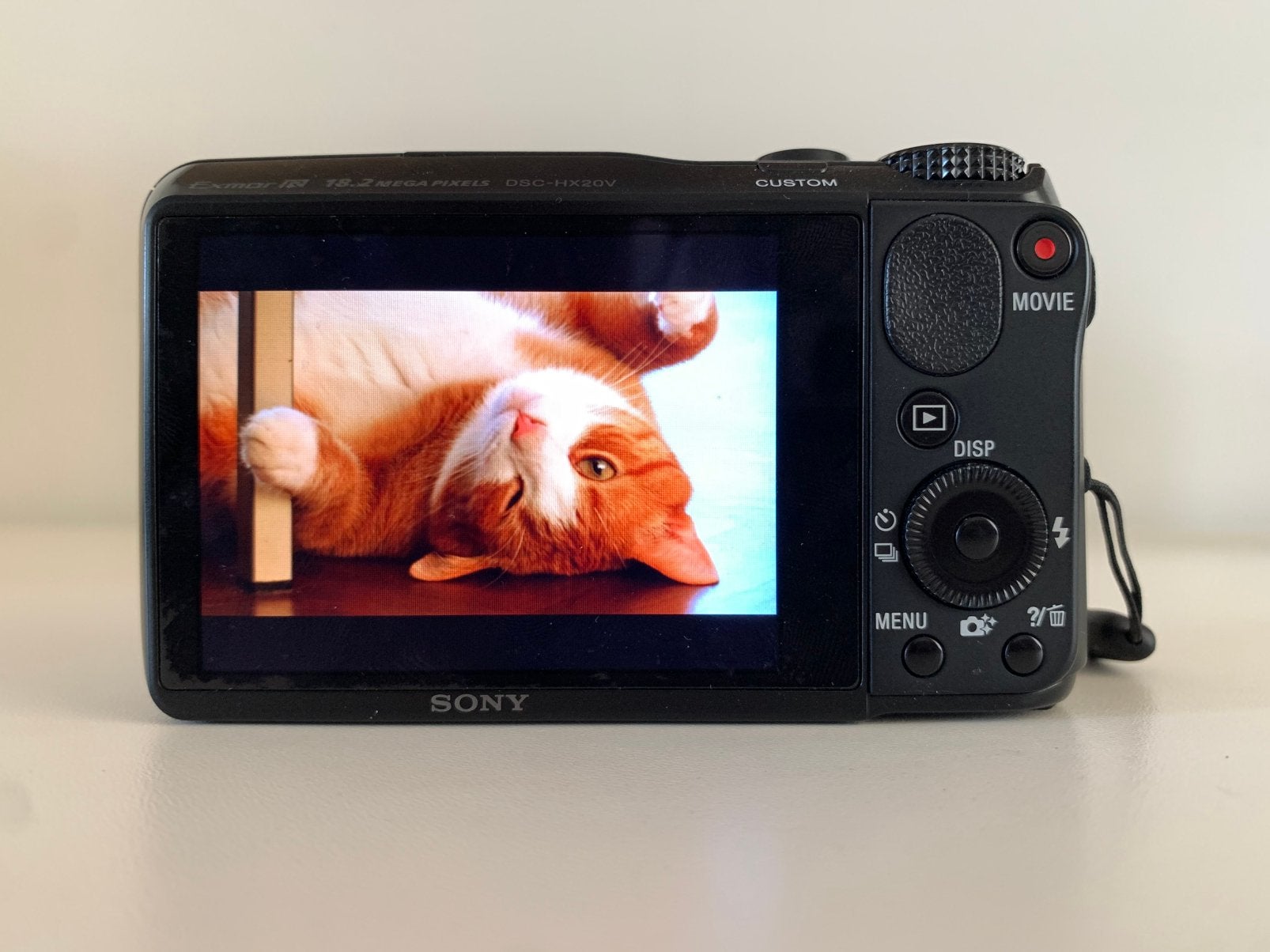 Sony Cyber-shot G DSC-HX20V vakantie/festivalcamera, Ingebouwde flitser, 18 megapixels, Ophalen of Verzenden, Zo goed als nieuw