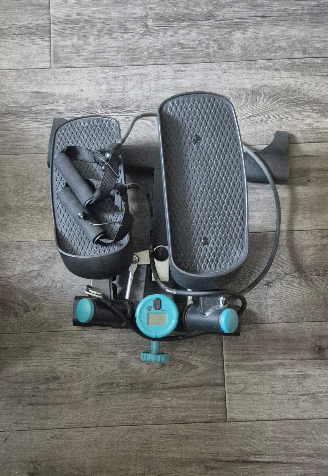 Compacte Stepper met Weerstandsbanden en Display, Sport en Fitness, Ophalen, Gebruikt, Armen, Overige typen
