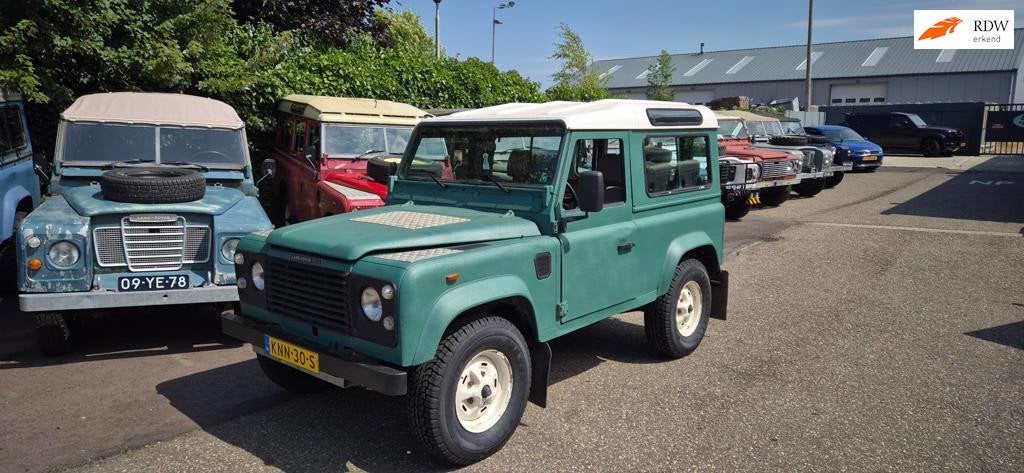 Land Rover 90 2.5 TD 90" County 1987, Auto's, 86 pk, Gebruikt, Overige modellen, 4 cilinders