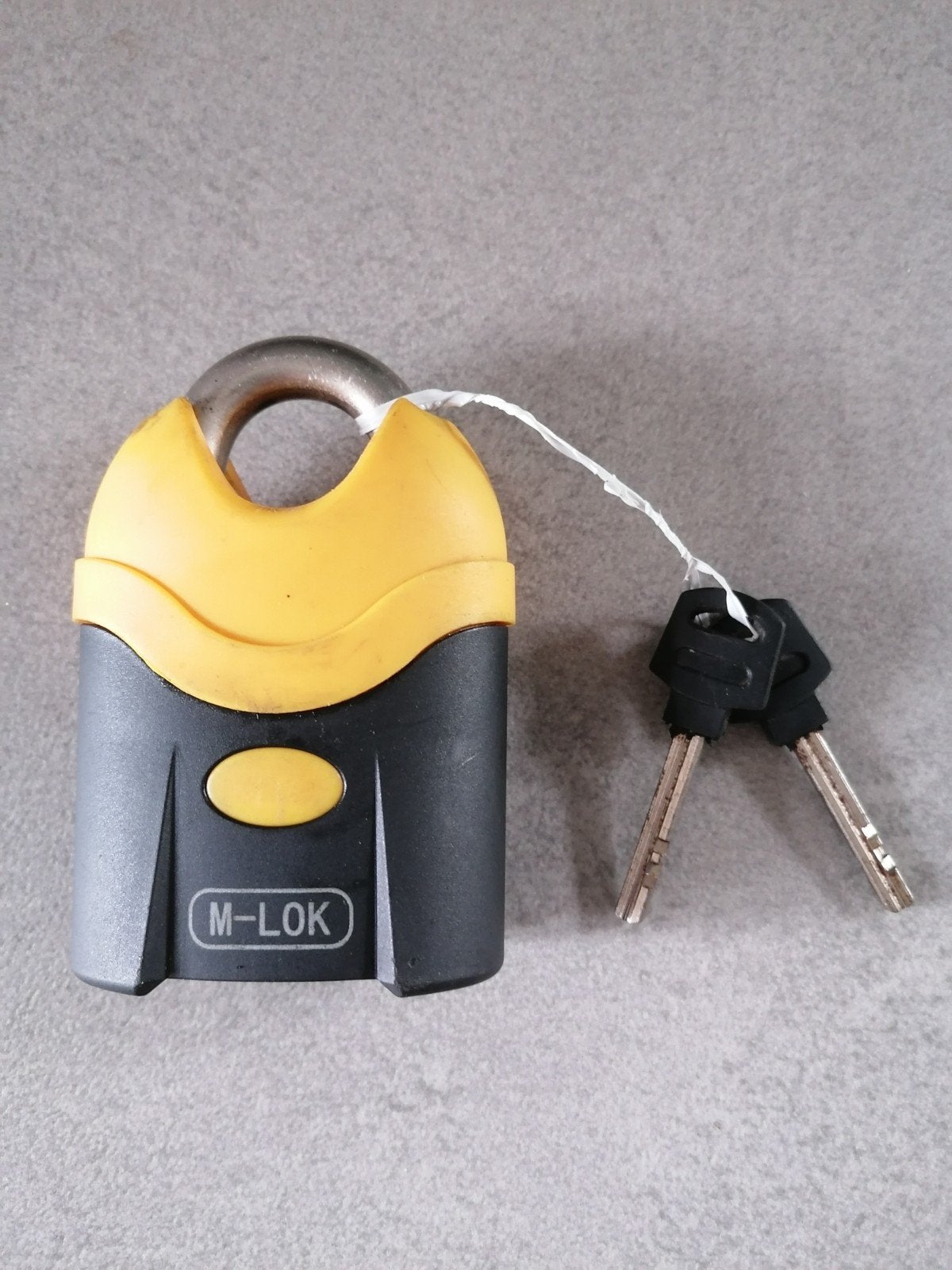 M-LOK Hangslot +Sleutels caravan motor aanhanger camper, Ophalen of Verzenden, Zo goed als nieuw