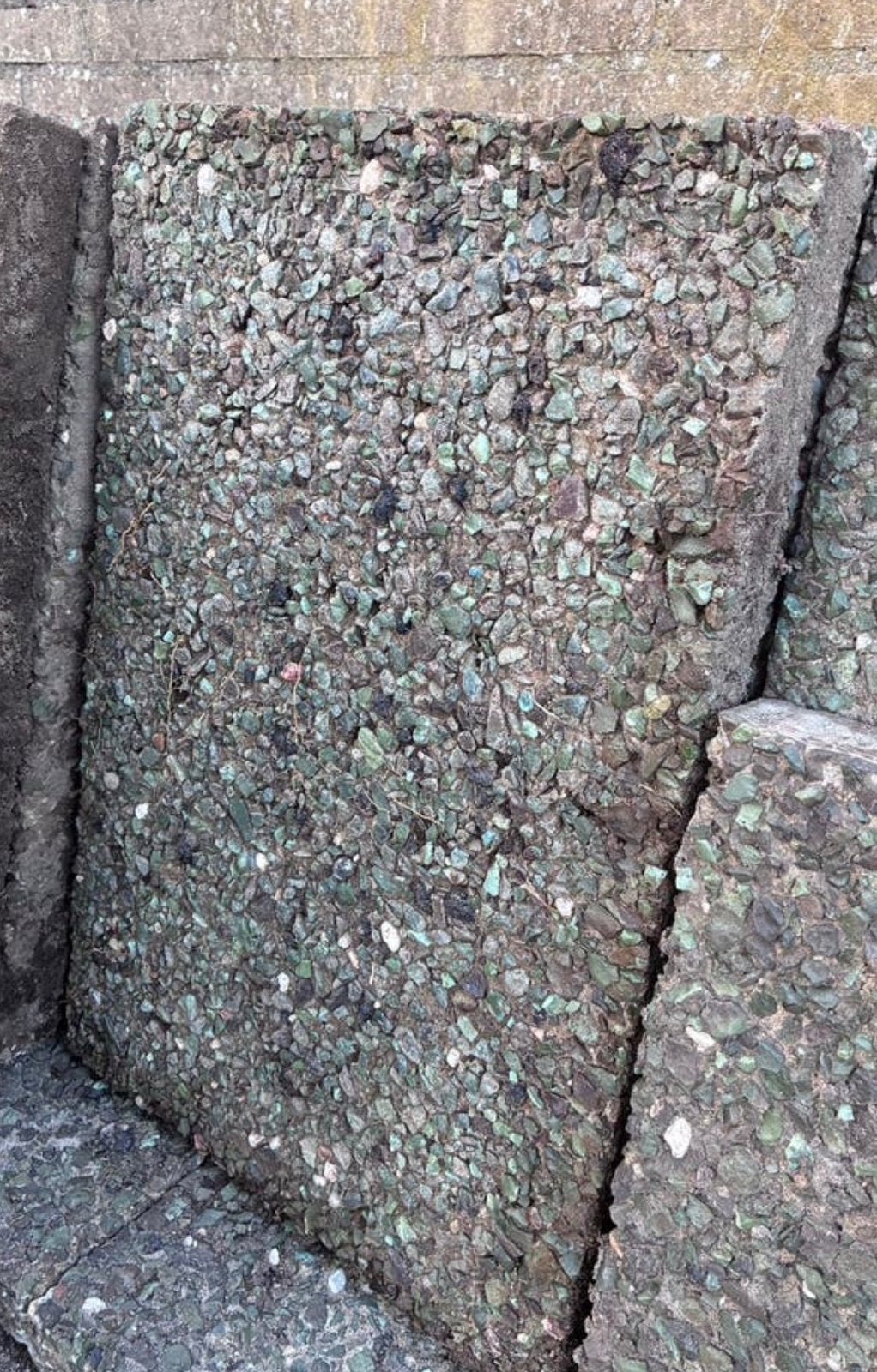 Gratis grindtegels 60x40, Ophalen, Gebruikt, Beton, Terrastegels