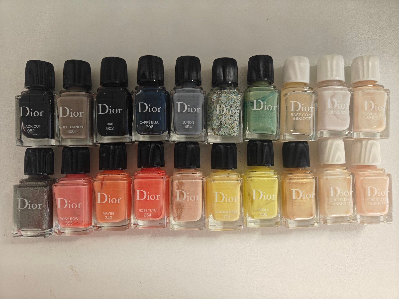 Partij Dior nagellak - Diverse kleuren en finishes, Verzenden, Gebruikt