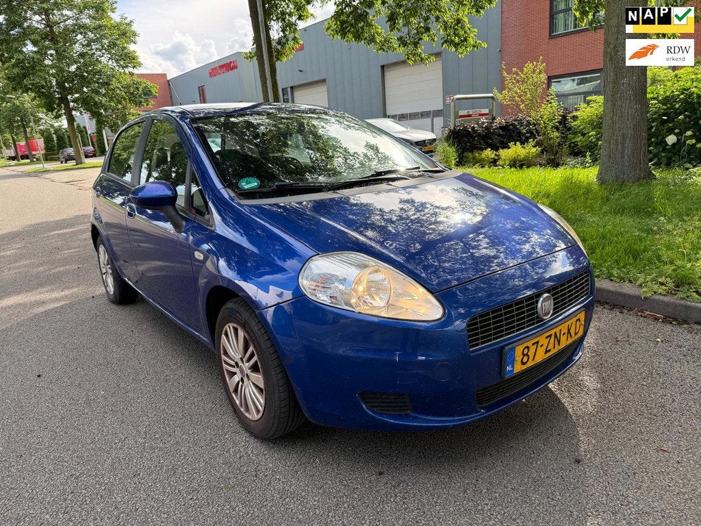Fiat Grande Punto 1.4 Dynamic airco nette punto 1 eigenaar, Voorwielaandrijving, 4 cilinders, Grande Punto, Origineel Nederlands