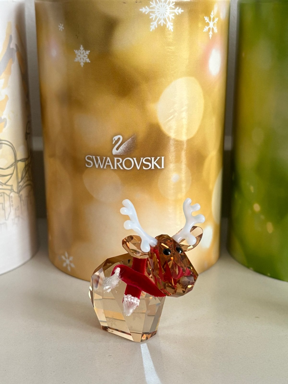 Swarovski Kerst Mo, Ophalen of Verzenden, Zo goed als nieuw, Figuurtje