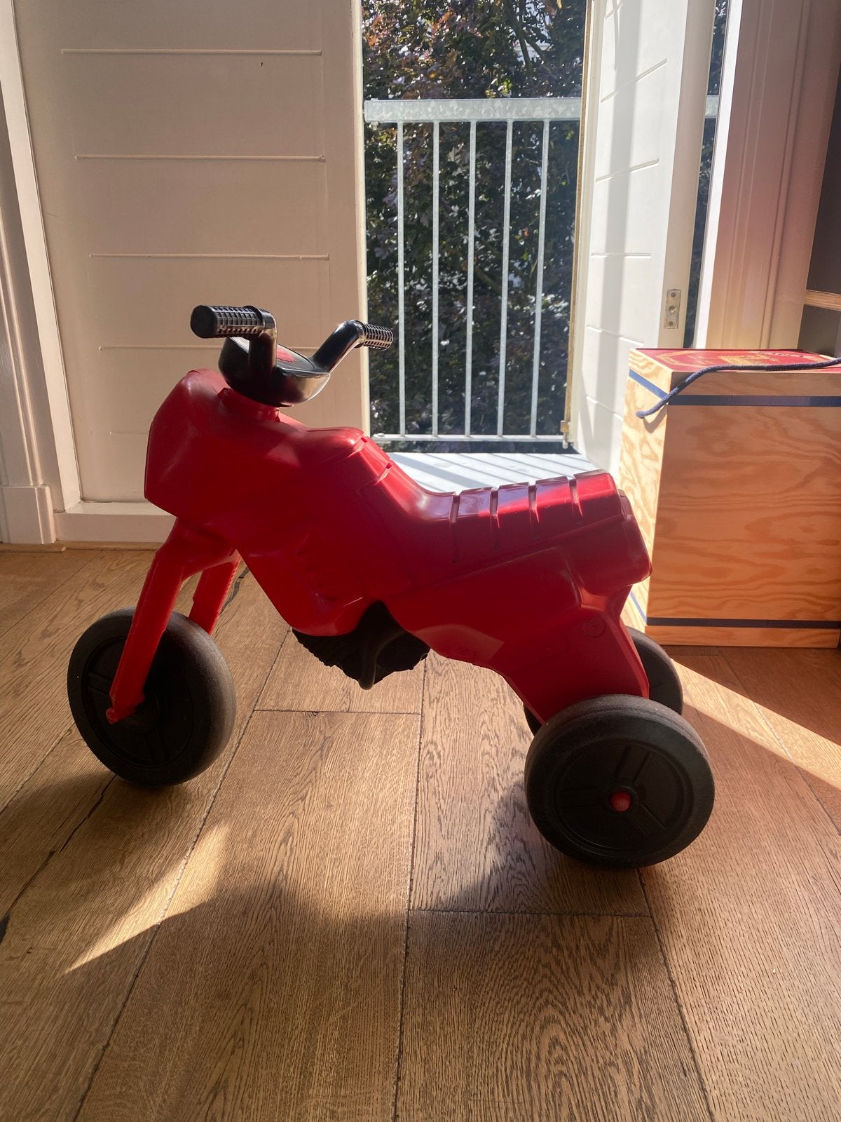Rode loopmotor voor kinderen, Ophalen, Gebruikt, Loopfiets