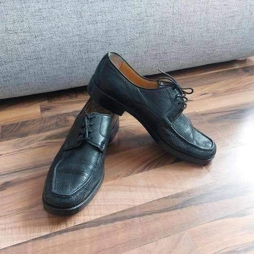 Zwarte schoenen Enzo Bonafe, Maat 42-42,5, Ophalen of Verzenden, Zo goed als nieuw, Zwart