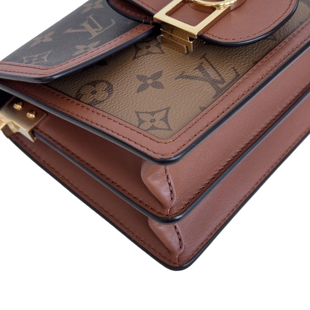 Louis Vuitton dauphine mini tas crossbody authentiek mono image 5