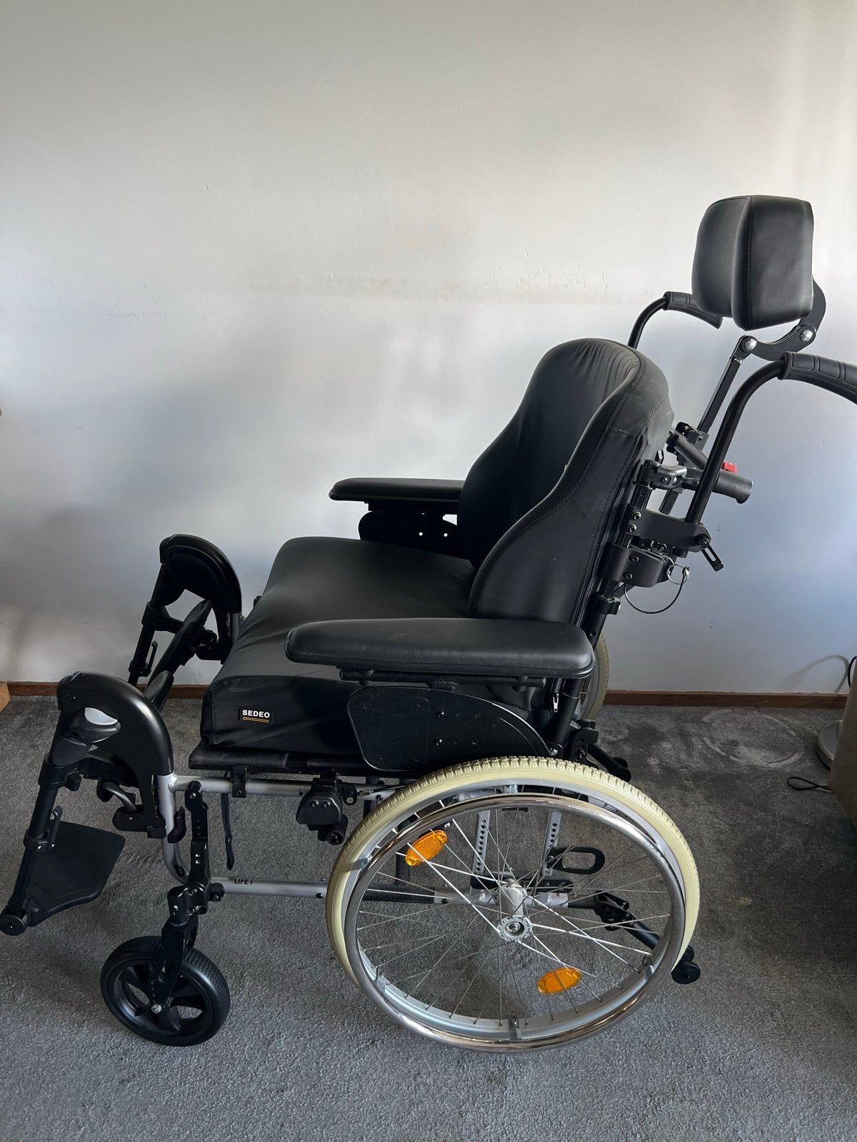 Rolstoel z.g.a.n brede sterke comfortabele rolstoel, Ophalen of Verzenden